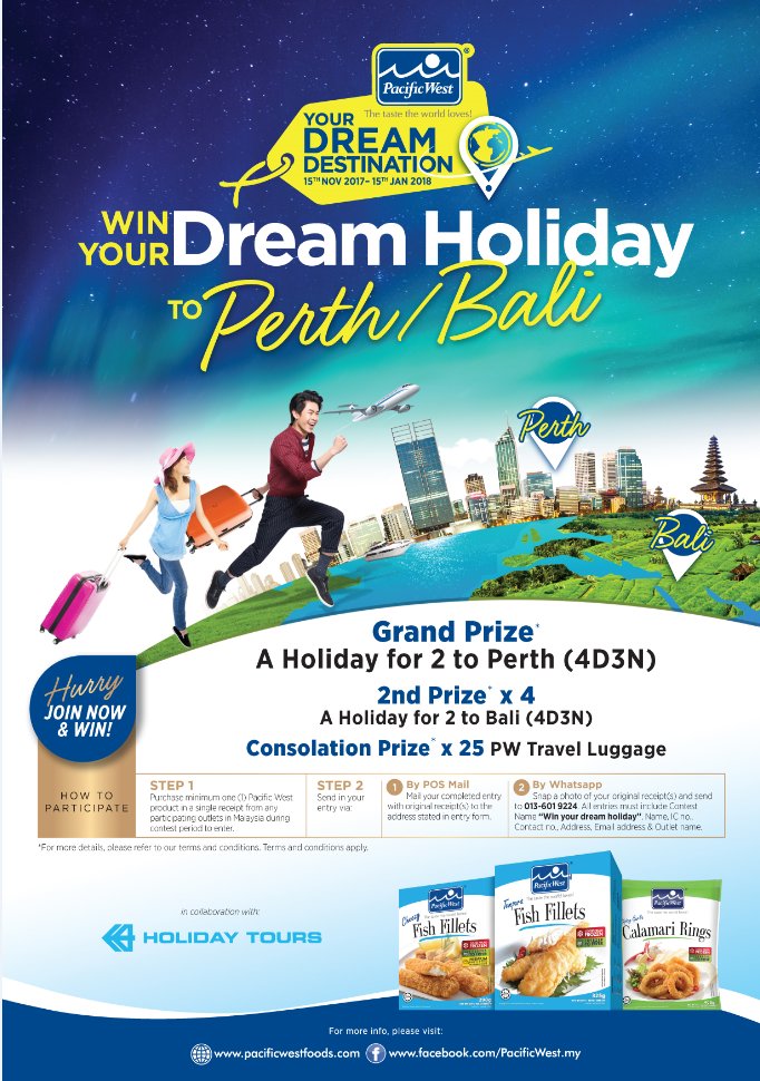 Win Your Dream Holiday to Perth/Bali