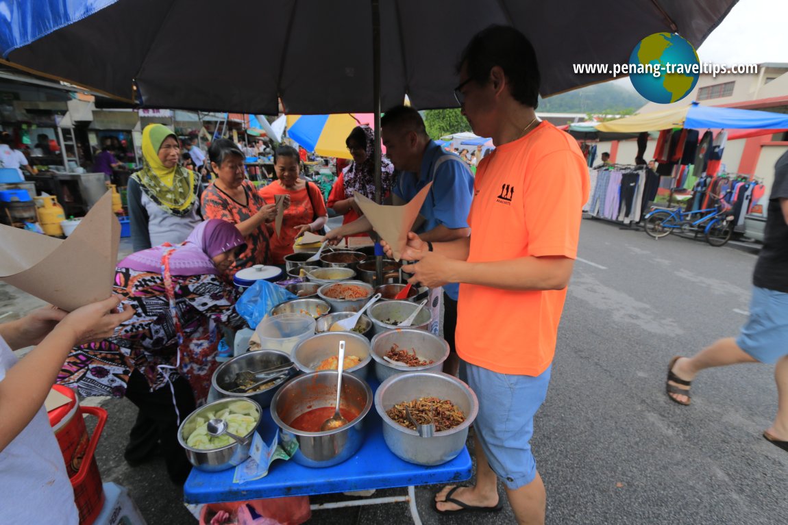 Sungai Ara Market Nasi Lemak Stall