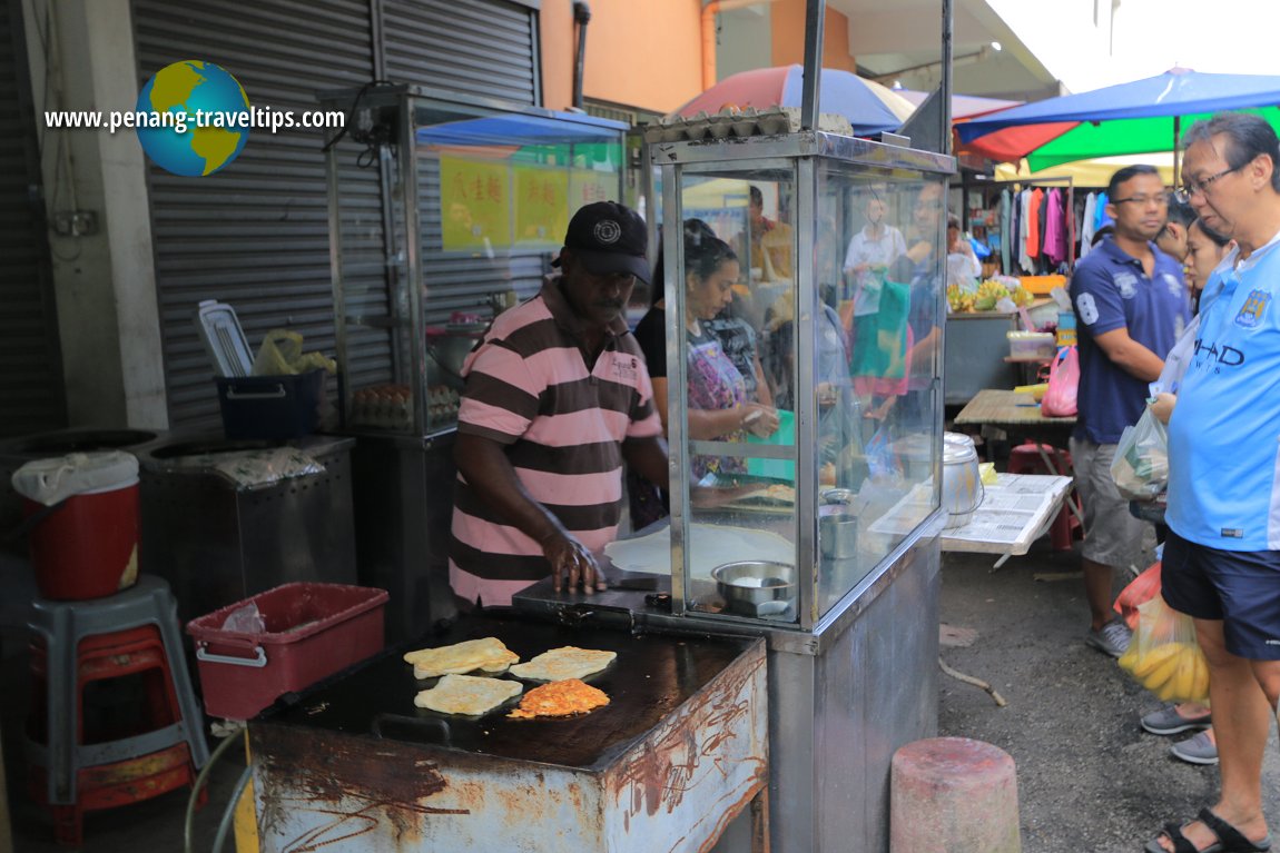 Sungai Ara Market Roti Canai Stall