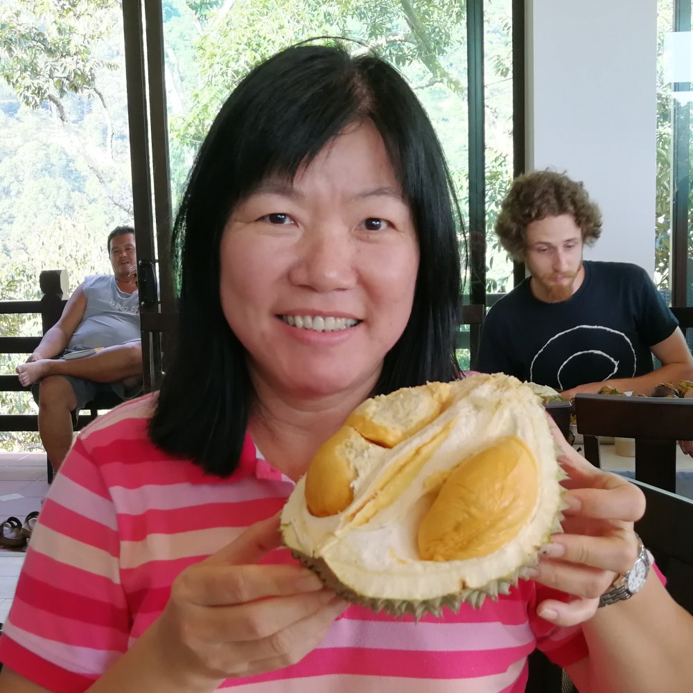 Goh Chooi Yoke with Black Thorn Durian