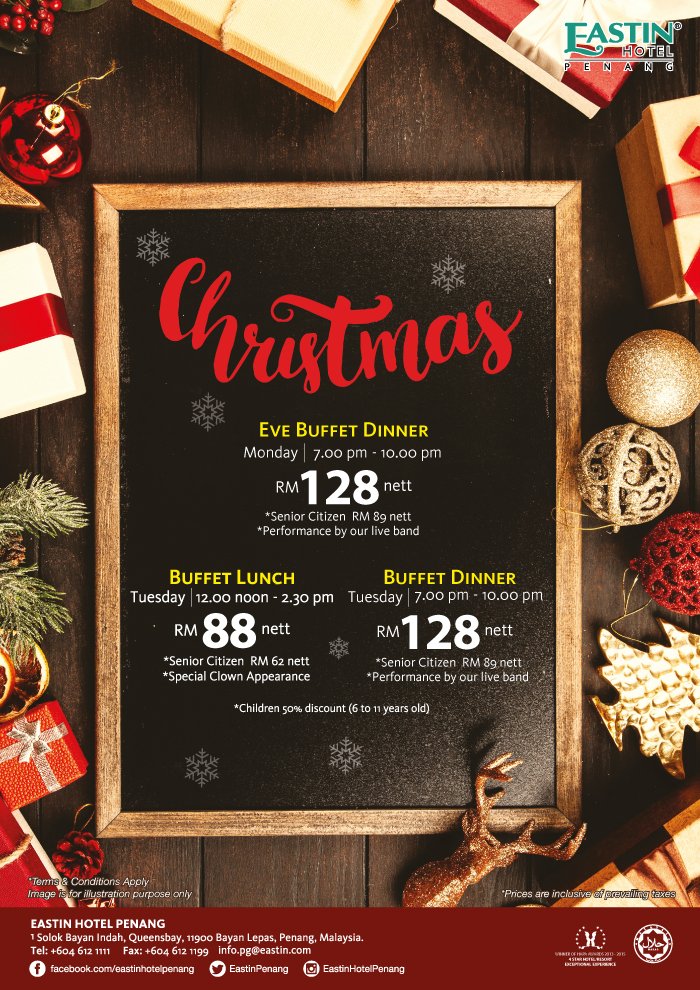 Eastin Hotel Penang's Christmas Promotion