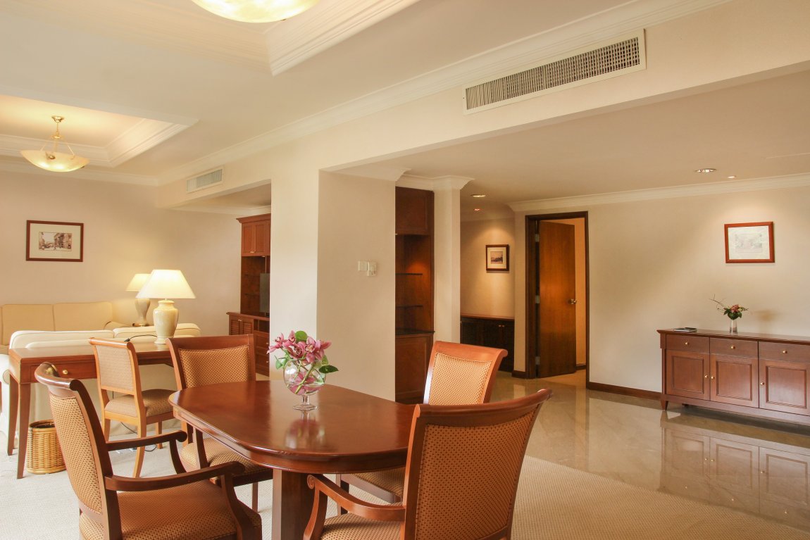 Living area, 3-Bedroom Apartment, Hotel Equatorial Penang