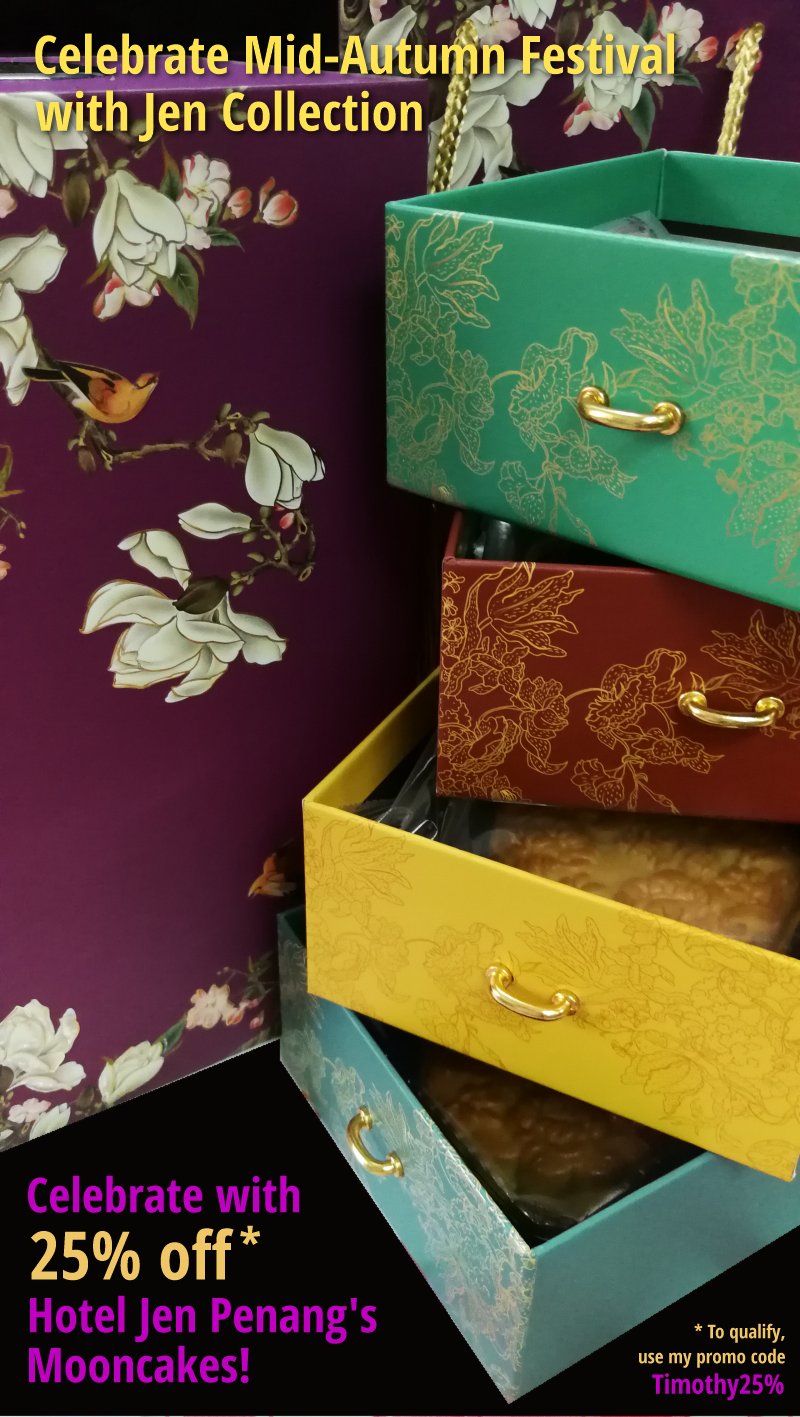 Hotel Jen Penang's 2018 Mooncake Collection