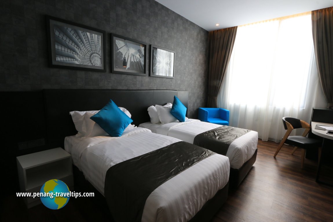 Guest room at Iconic Hotel Penang