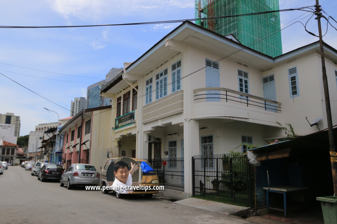 Art Deco-style townhouses along Jalan A.S. Mansoor