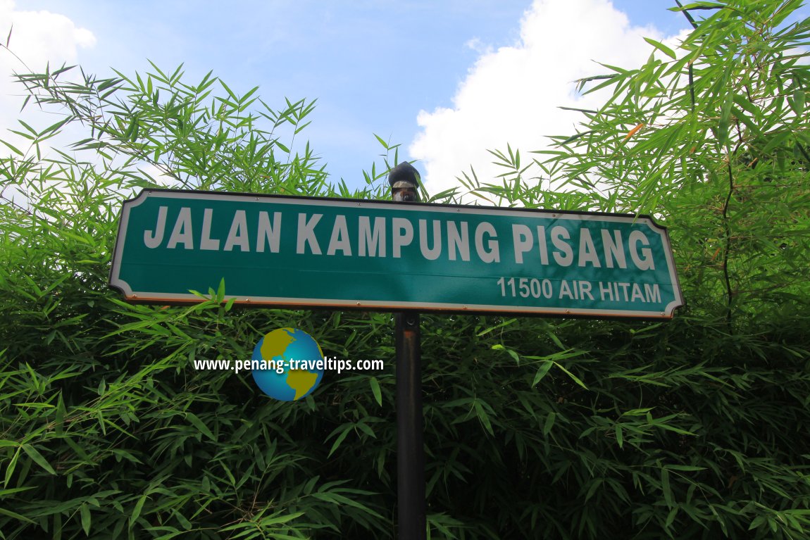 Jalan Kampung Pisang roadsign