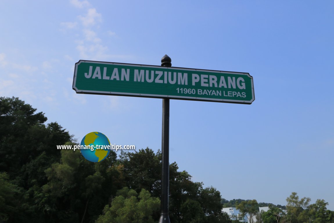 Jalan Muzium Perang signboard