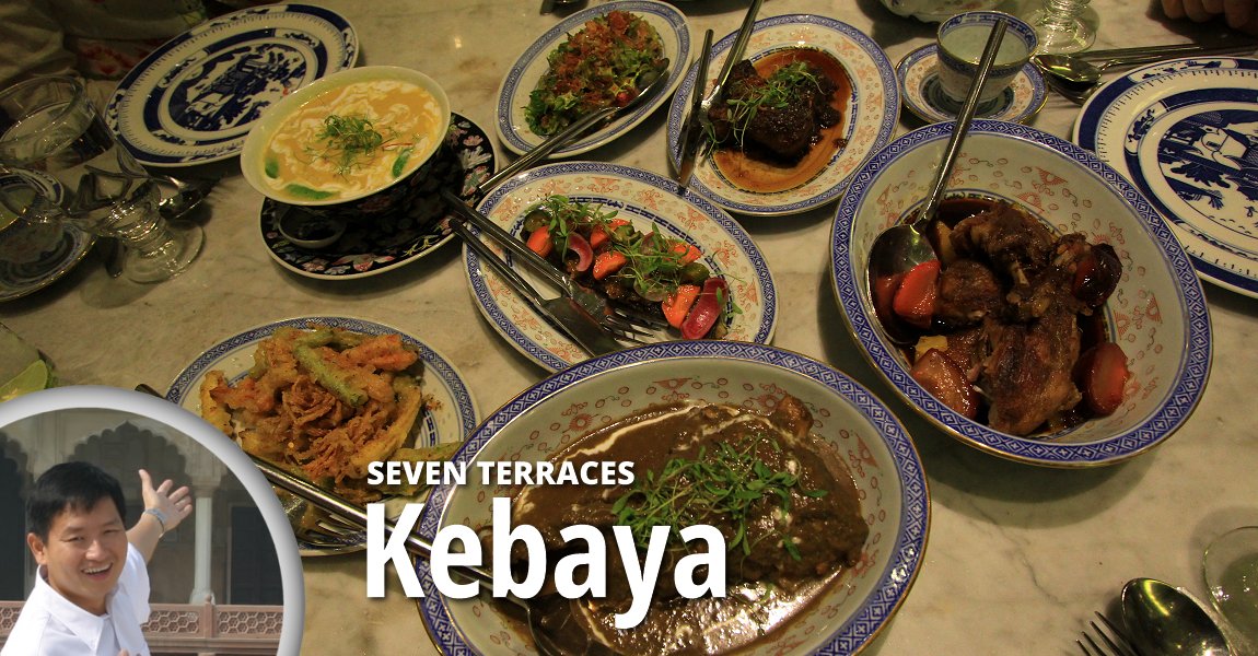 The various dishes at Kebaya