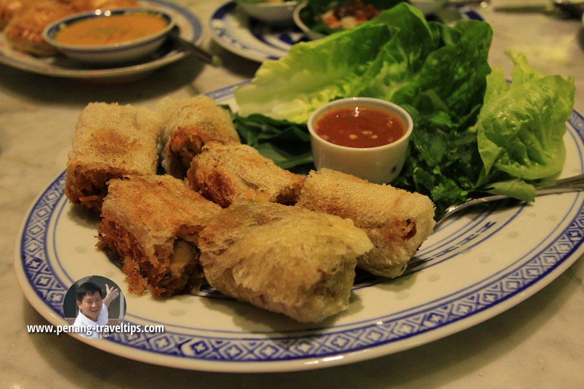 The Crispy Joo Hoo Char Roll at Kebaya