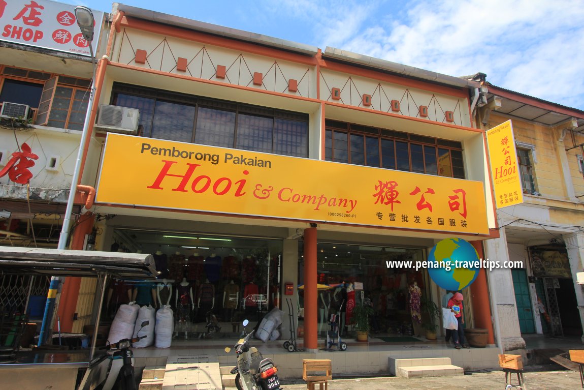 Shophouses along Kuala Kangsar Road, Penang