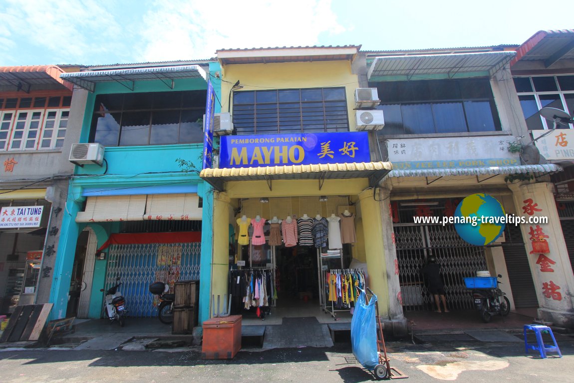 Shophouses along Kuala Kangsar Road, Penang