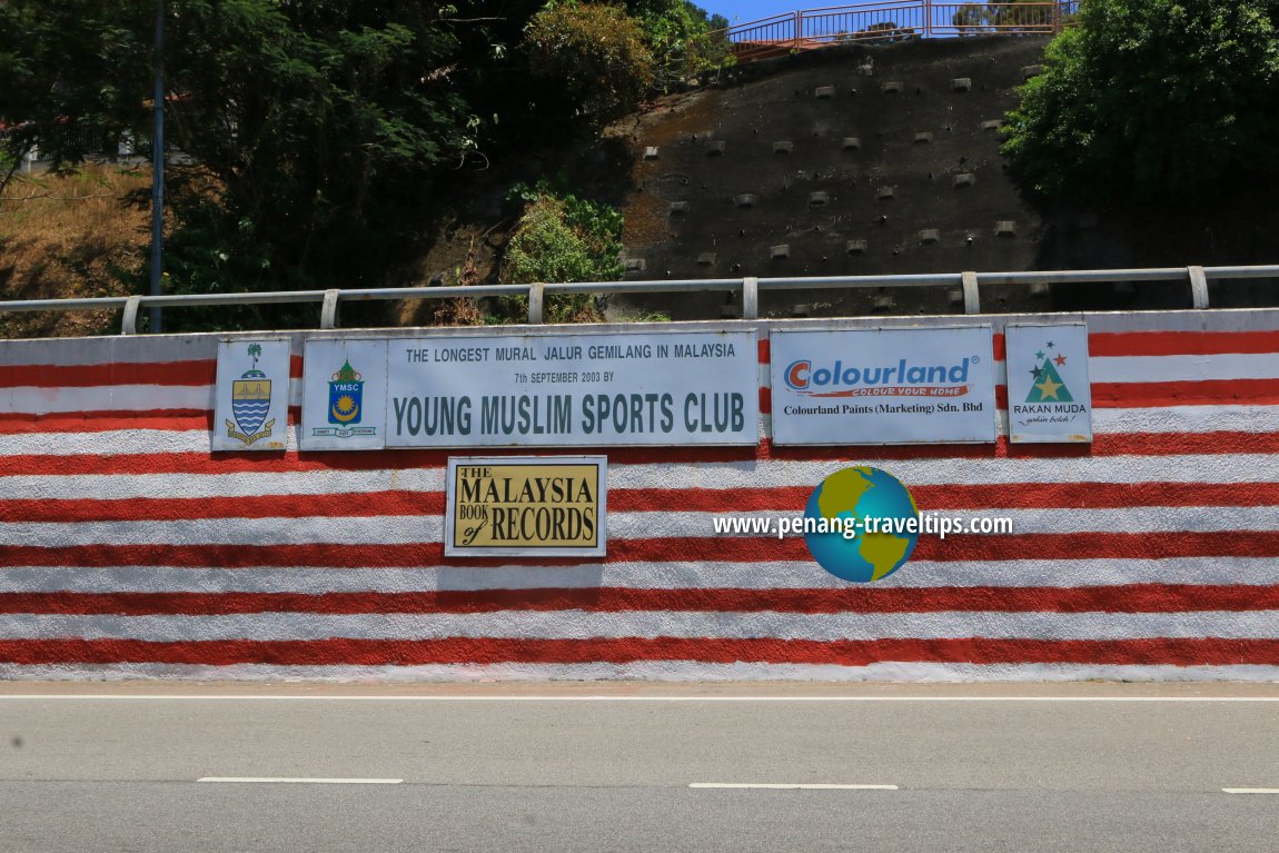 Longest Jalur Gemilang Mural, Tanjung Bungah