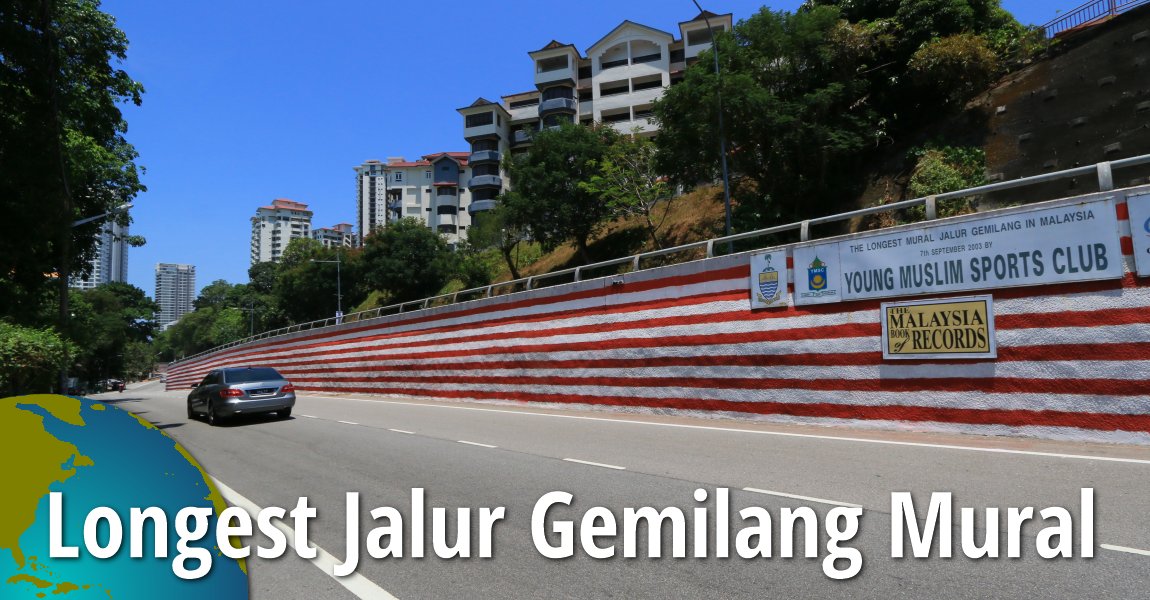 Longest Jalur Gemilang Mural, Tanjung Bungah