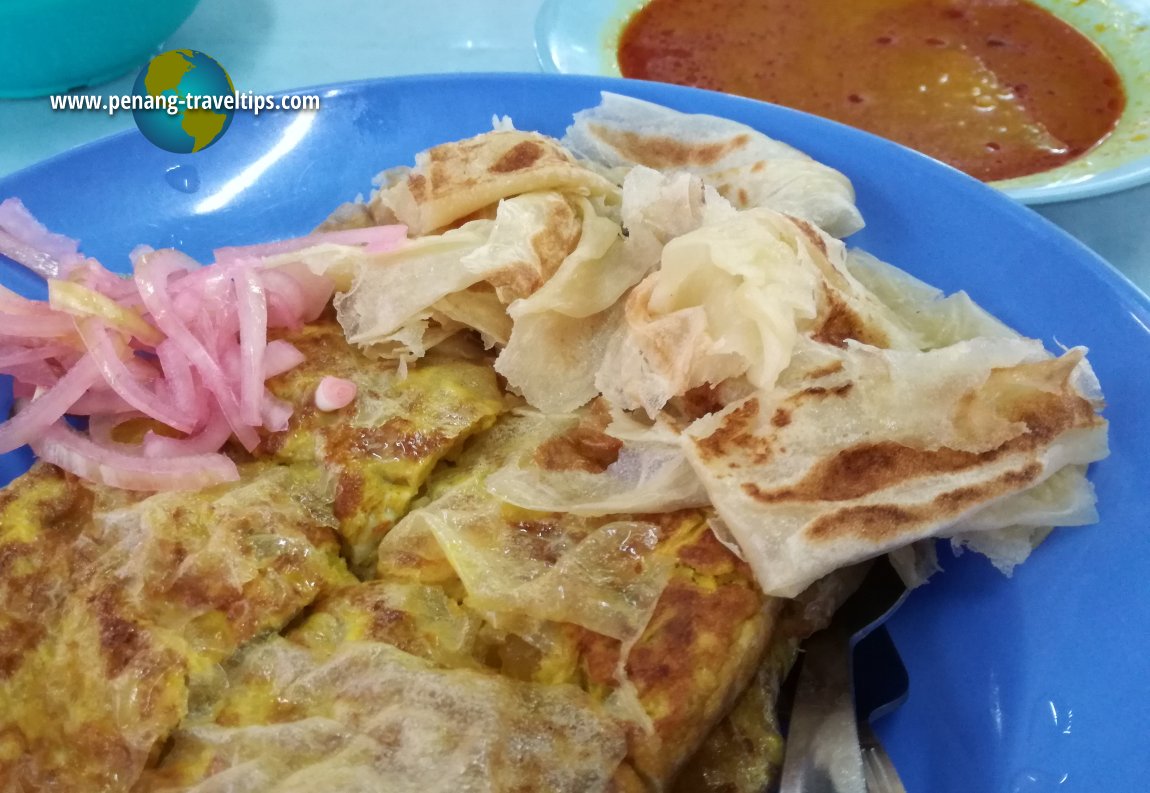 Roti Canai and Murtabak from the Lebuhraya Jelutong Hawker Centre