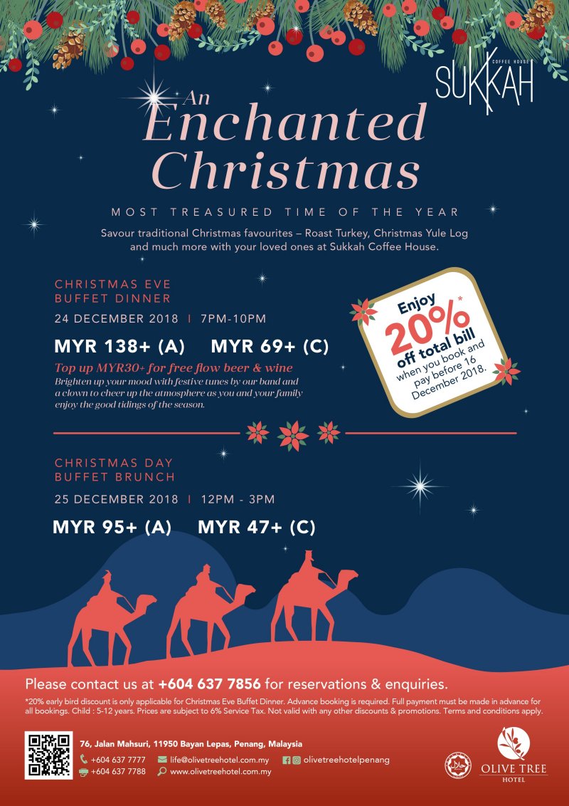 An Enchanted Christmas @ Olive Tree Hotel
