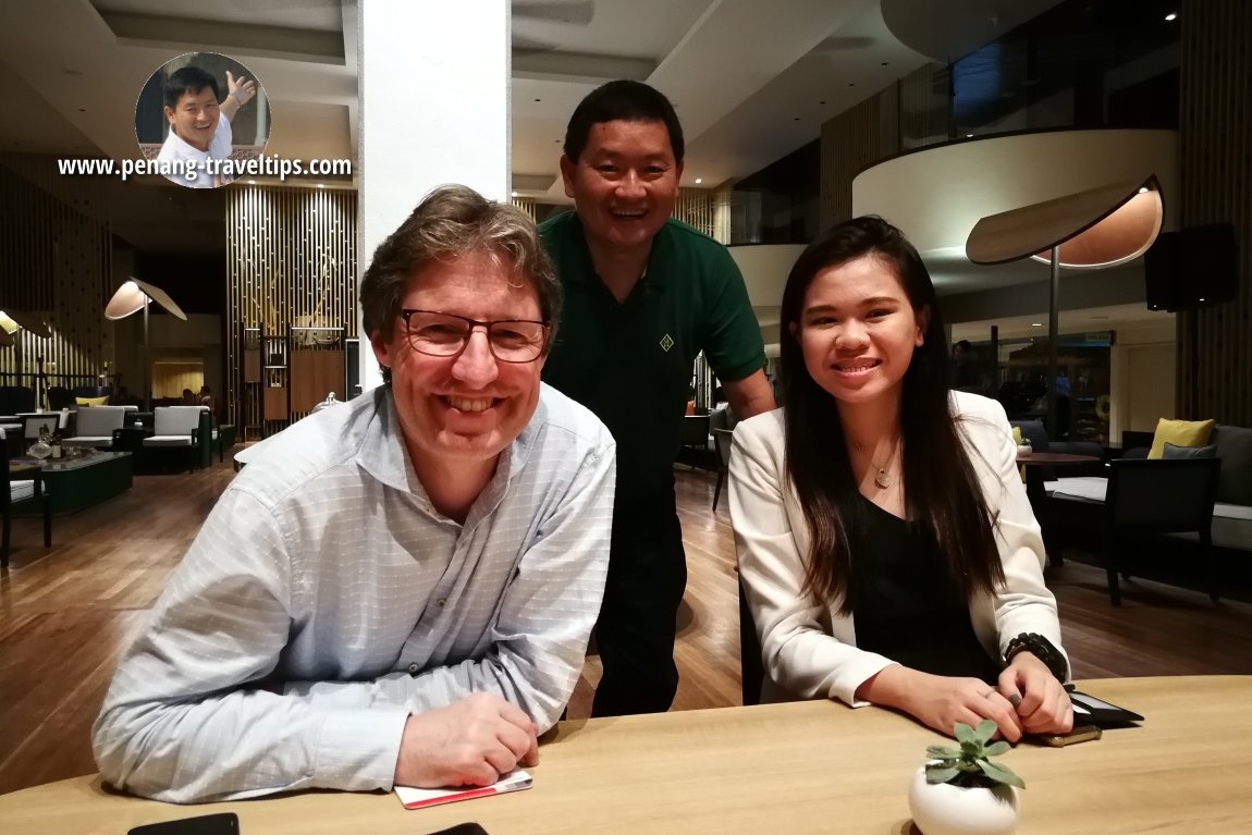 Mr Edward Kollmer and Miss Carrena Sim of PARKROYAL Penang Resort