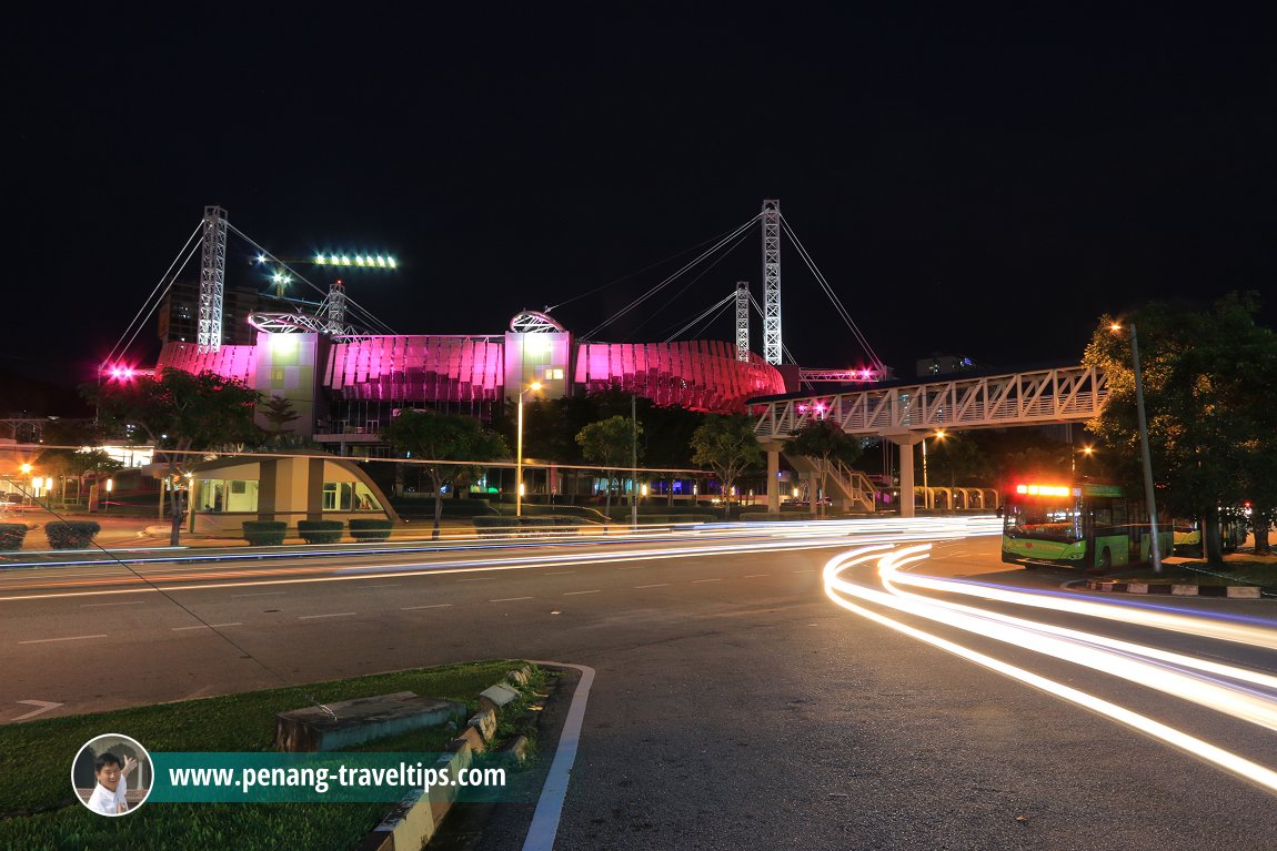 SPICE Arena at night