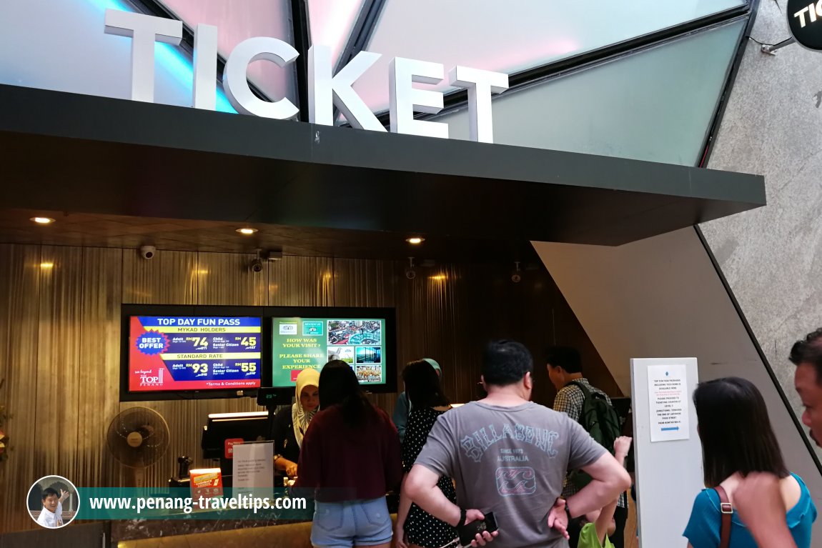 The TOP's ticket counter