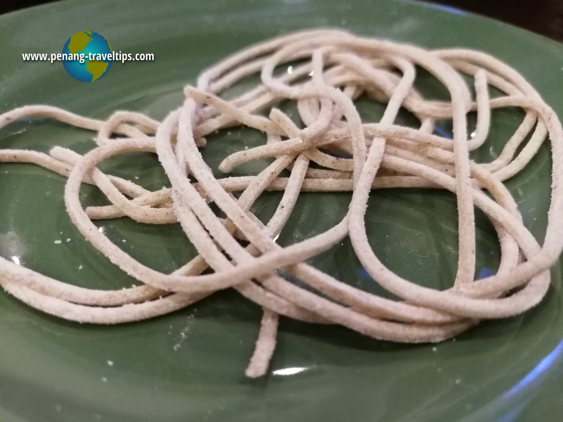 The homemade soba at Wakaba