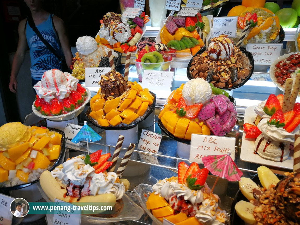 Dessert replicas at Astaka Bukit Bendera, Penang Hill