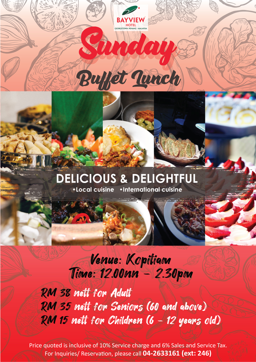 Bayview Hotel Sunday Buffet Lunch