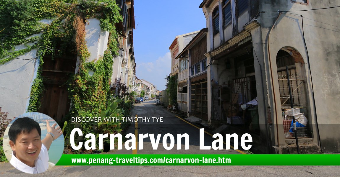 Carnarvon Lane, George Town, Penang