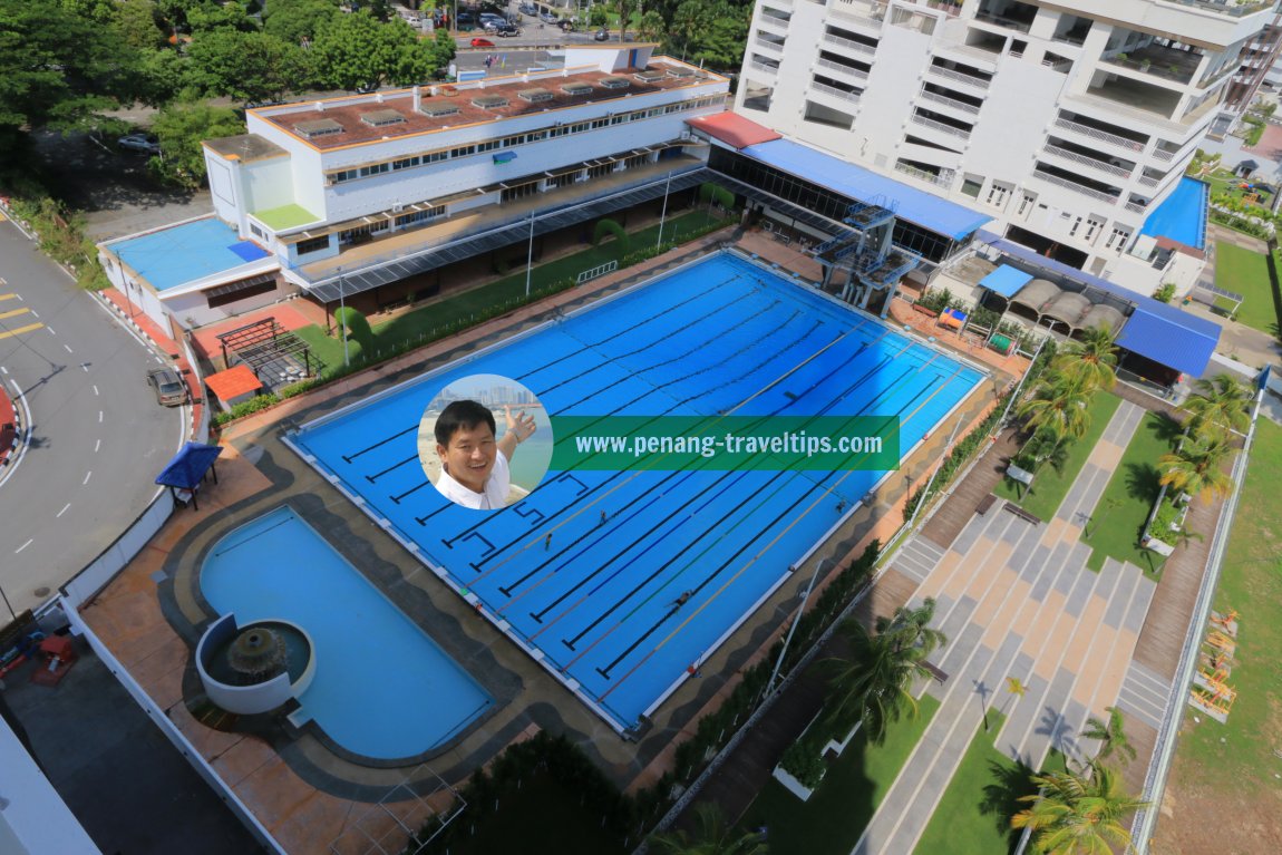 The swimming pool at the Chinese Swimming Club