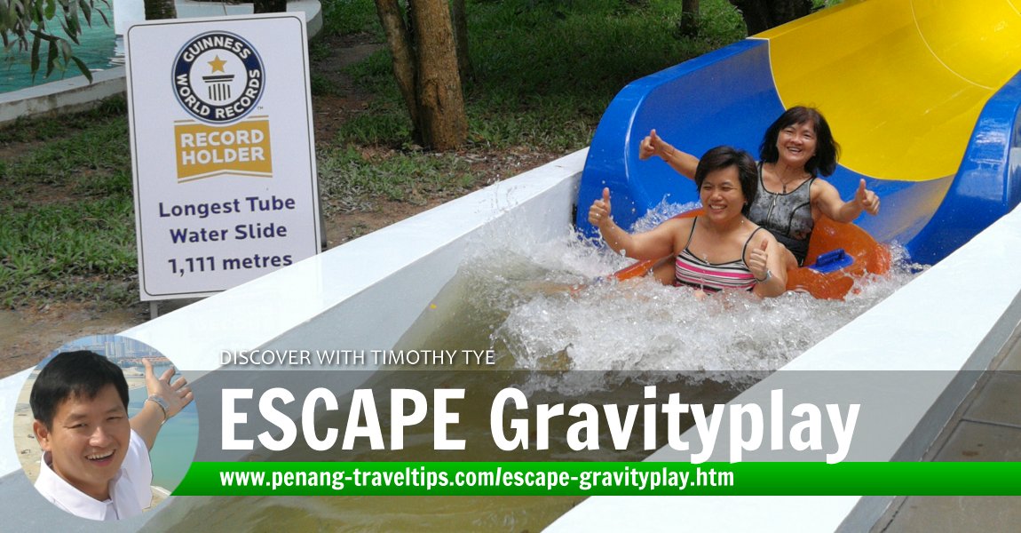 ESCAPE Gravityplay certified the longest tube water slide in the world by Guiness World Records