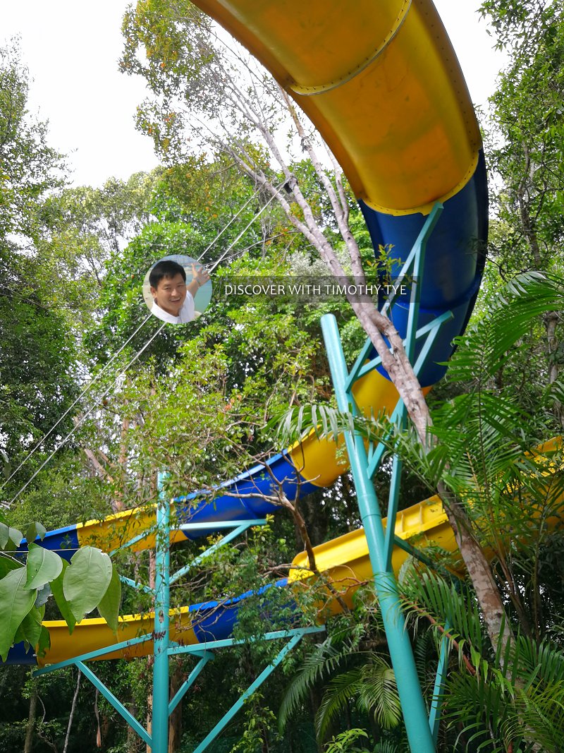 World longest tube water slide at ESCAPE Theme Park