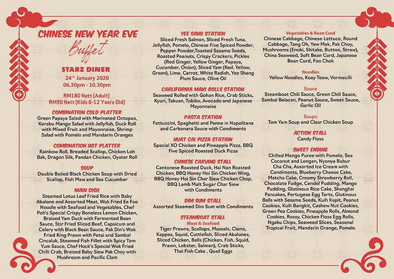 Hard Rock Hotel Chinese New Year Buffet