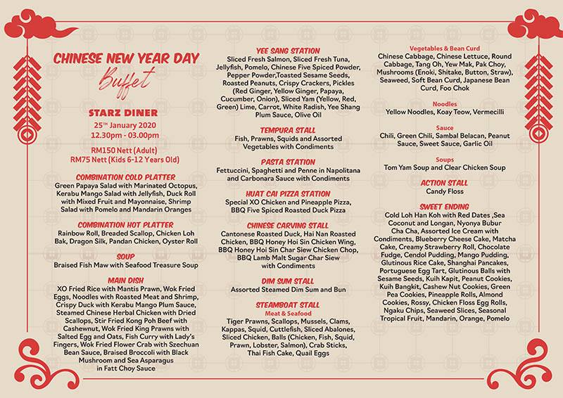 Hard Rock Hotel Chinese New Year Buffet