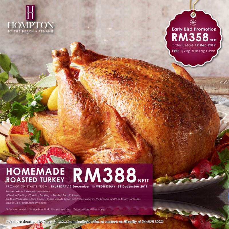 Christmas Turkey, Hompton Hotel Penang