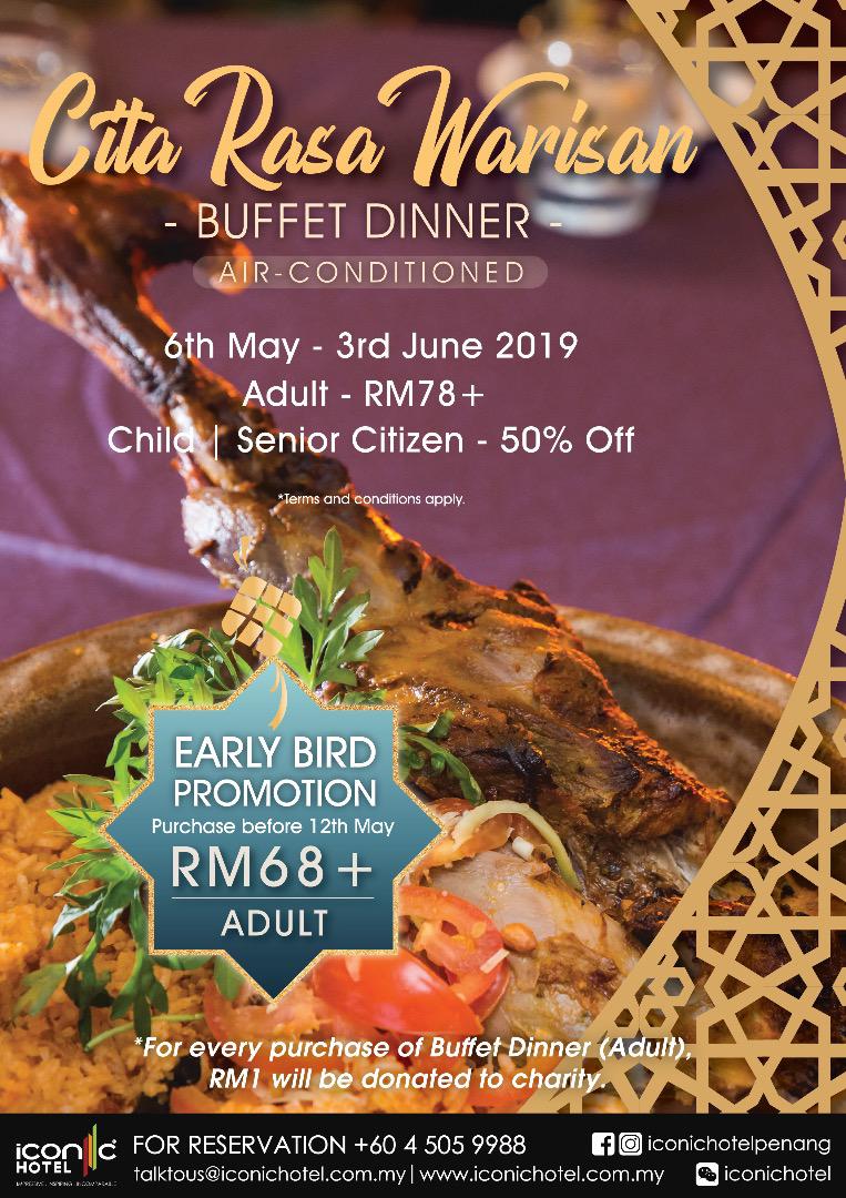 Cita Rasa Warisan Buffet at Iconic Hotel