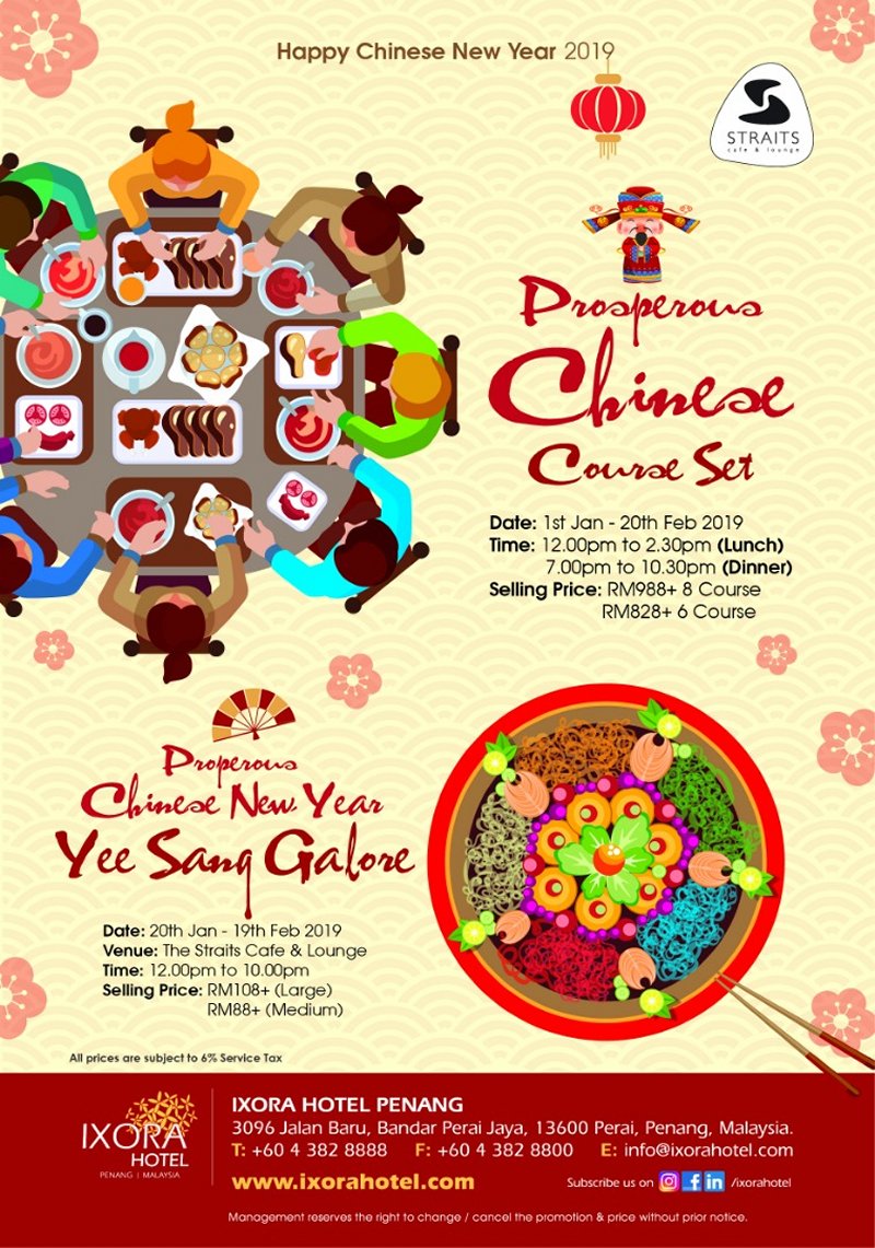 Ixora Hotel Chinese New Year Buffet Preview