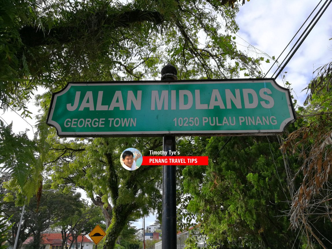 Jalan Midlands roadsign