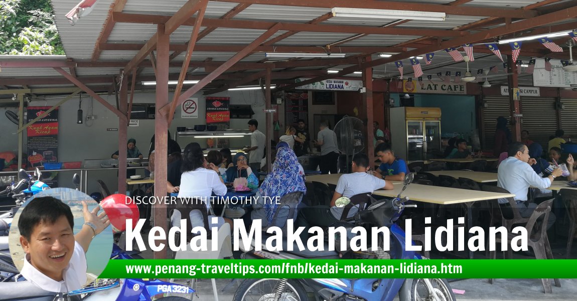 Kedai Makanan Lidiana, Tanjung Bungah, Penang