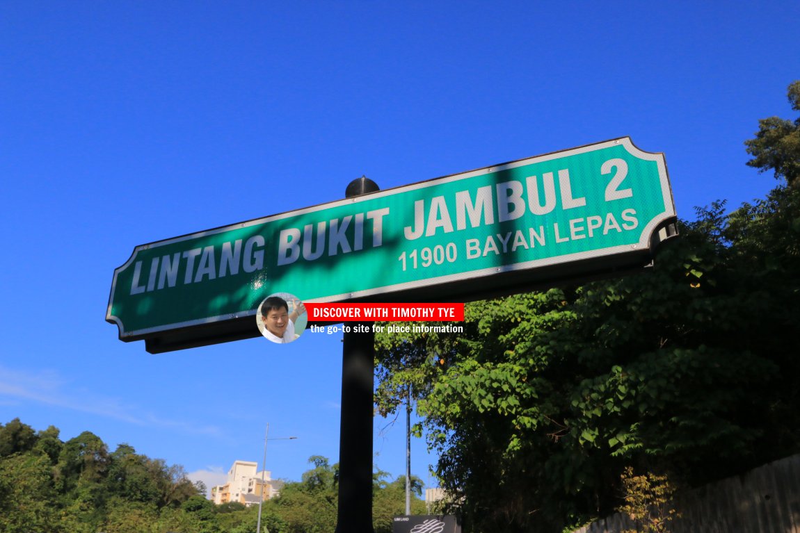 Lintang Bukit Jambul 2 roadsign