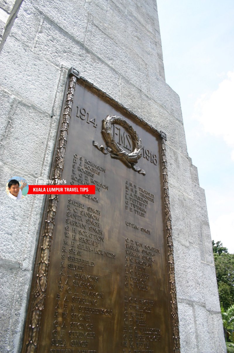 Cenotaph, Kuala Lumpur