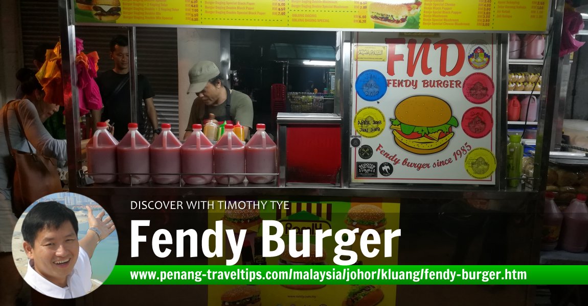Fendy Burger, Kluang, Johor
