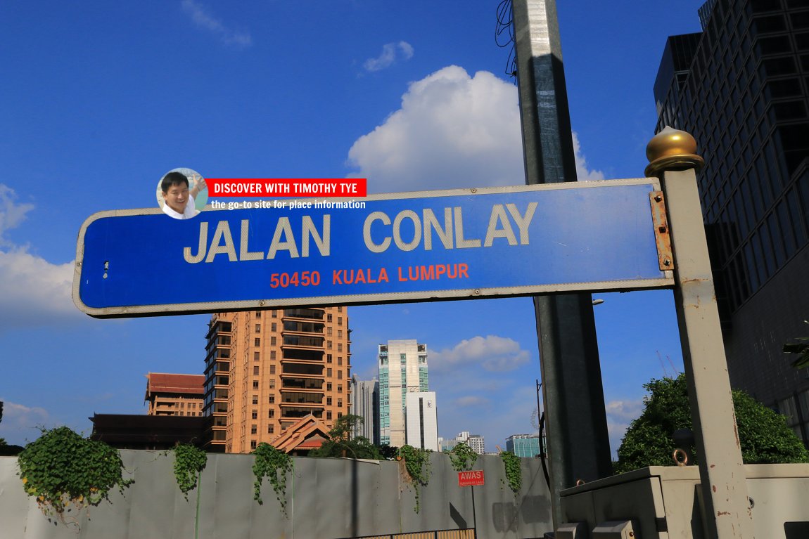 Jalan Conlay roadsign