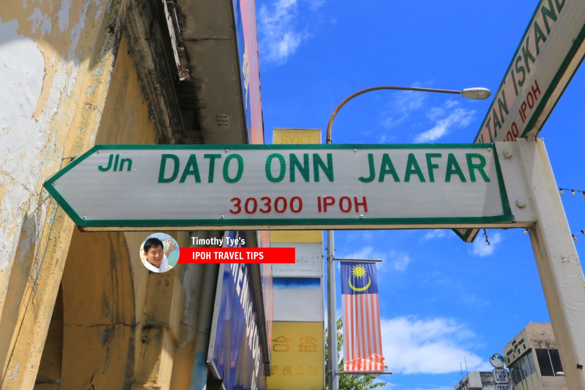 Jalan Dato Onn Jaafar roadsign