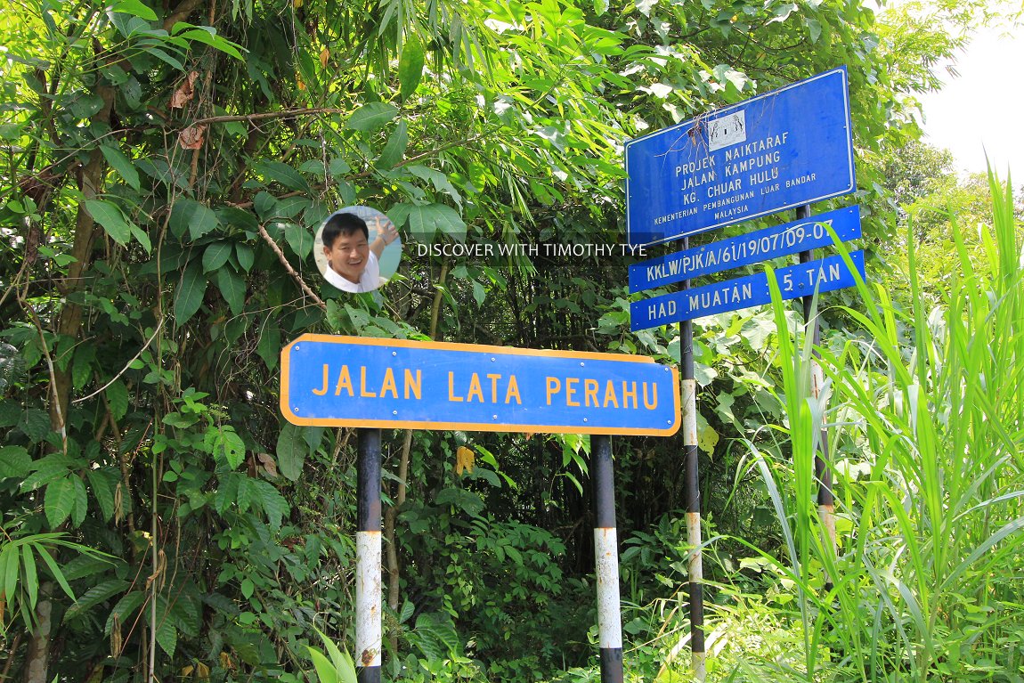 Jalan Lata Perahu signboard