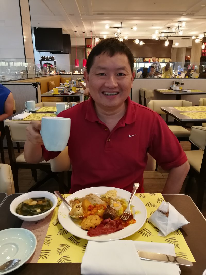 Breakfast at Lemon Garden, Shangri-La Hotel, Kuala Lumpur