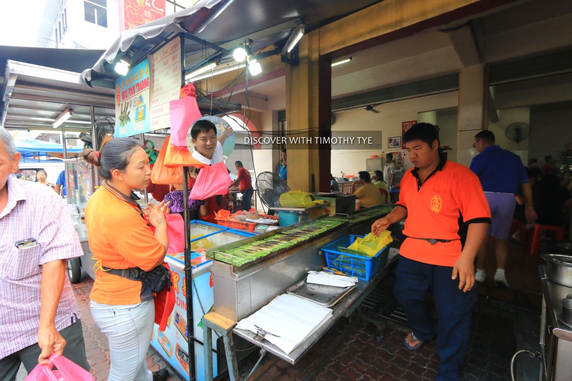 Muar satay at Jalan Haji Abu