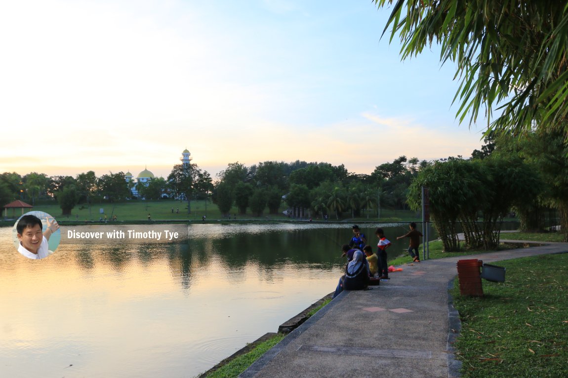 At the lake in Bukit Layang-Layang, Pasir Gudang