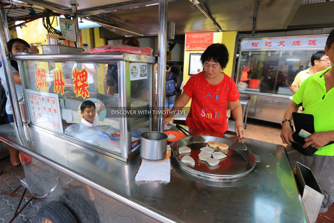 Teochew Kuih stall at Jalan Haji Abu in Muar, Johor