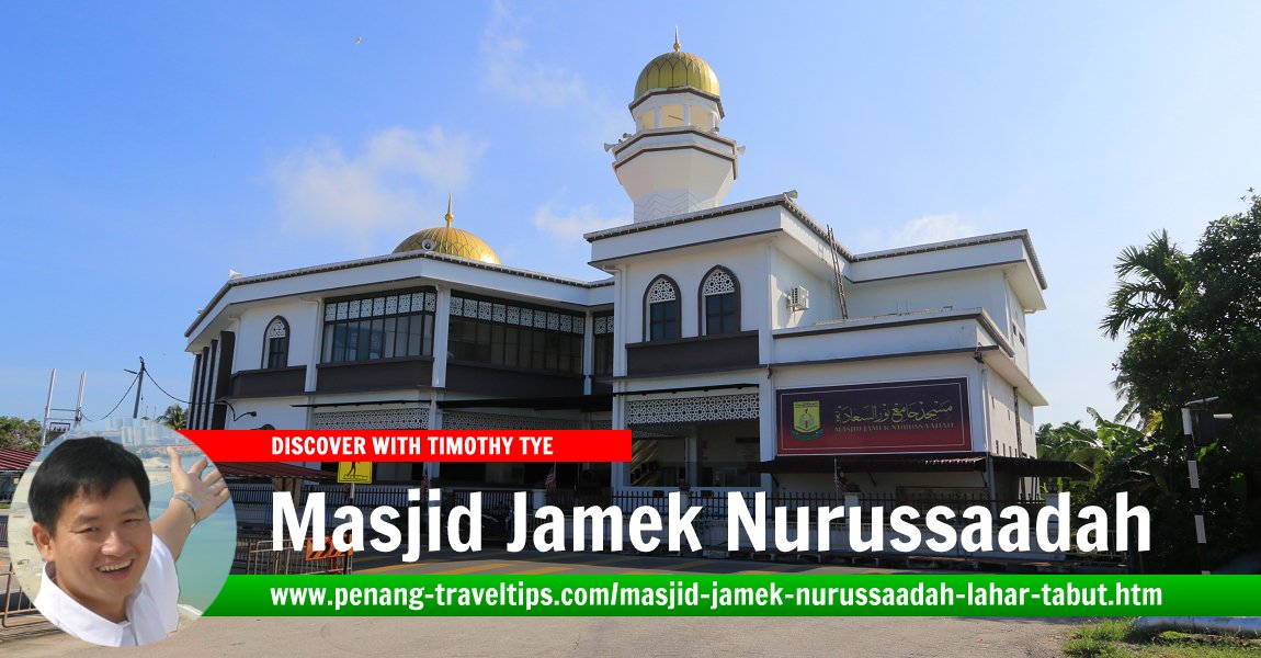 Masjid Jamek Nurussaadah, Lahar Tabut, Penaga