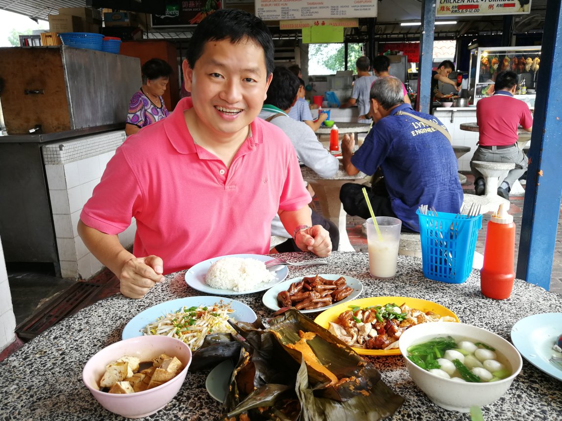 Lunch at Mutiara Food Court, Tanjung Bungah, Penang