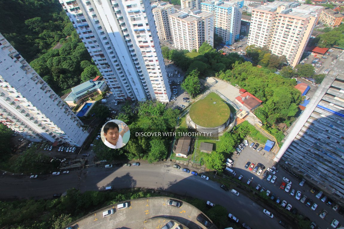 Towering apartments in Paya Terubong