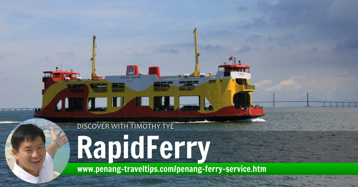RapidFerry, the Penang ferry service